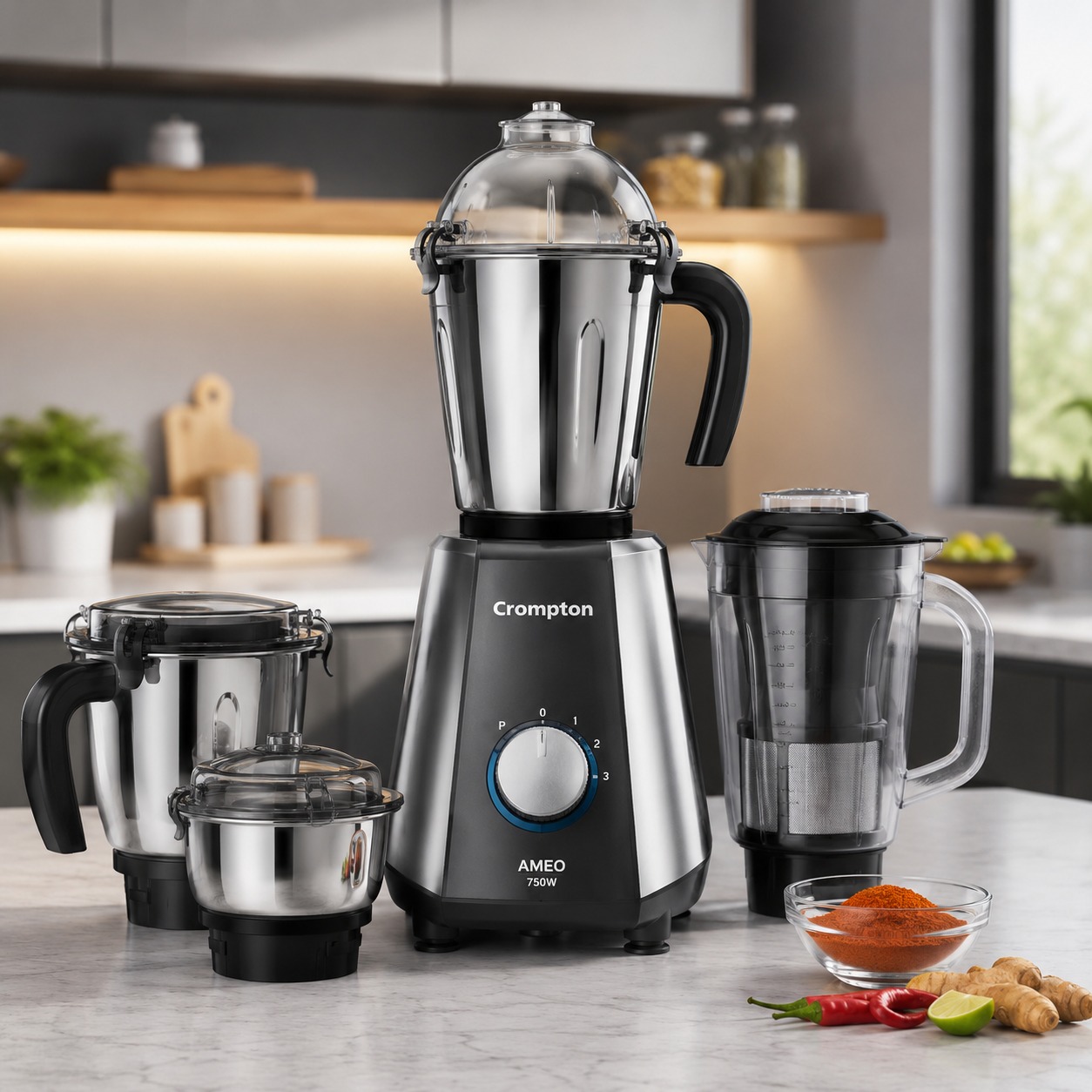 Electric Food-Mixers and Juicers Testing